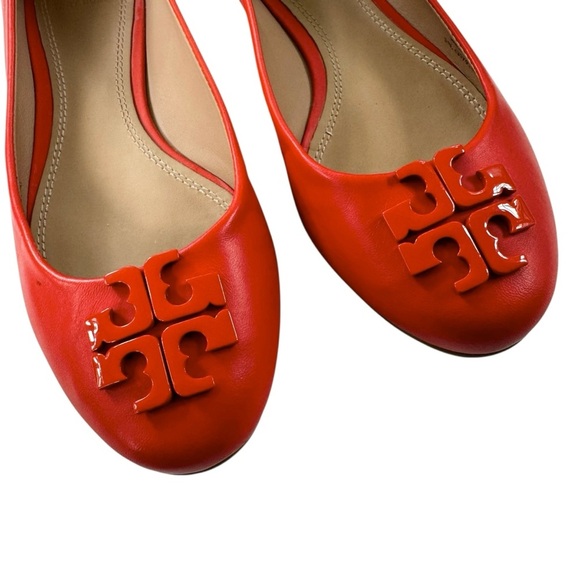Tory Burch Lowell 2 Leather Ballet Flat Mestico Samba Size 7 - Picture 5 of 12